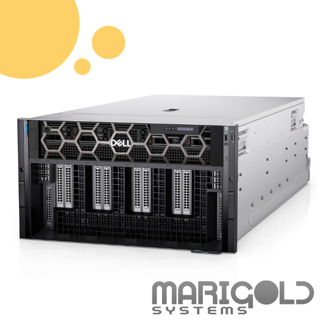 Dell PowerEdge XE9680 Server •2x Intel Xeon Gold 6442Y 2.4G 24C/48T •  1024GB RAM • 4x 960GB U.2 G4 NVMe SSD • 8x NVIDIA HGX H100 SXM 80GB GPU